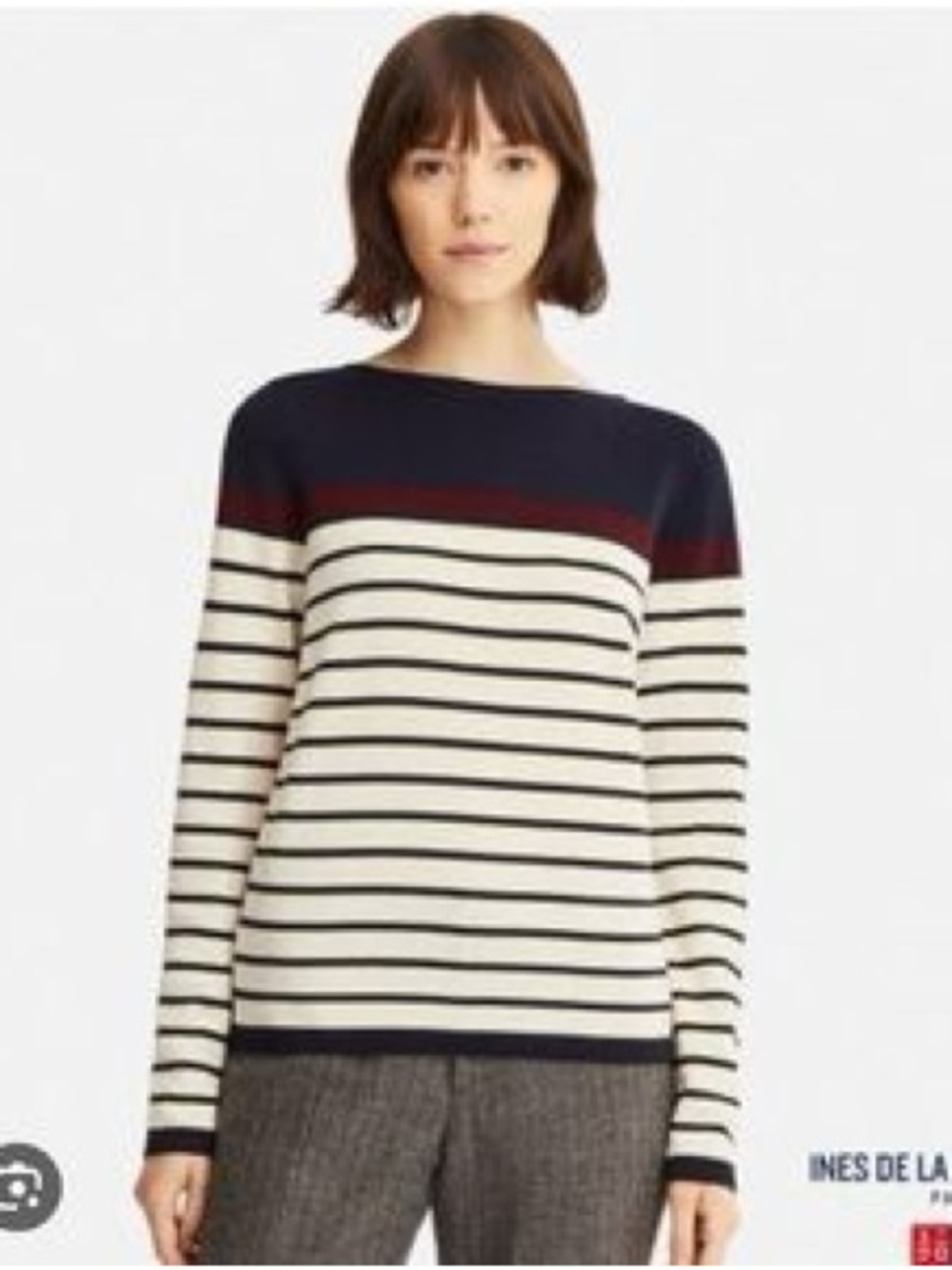 100% Wool Uniqlo x Ines De La Fressange Sweater